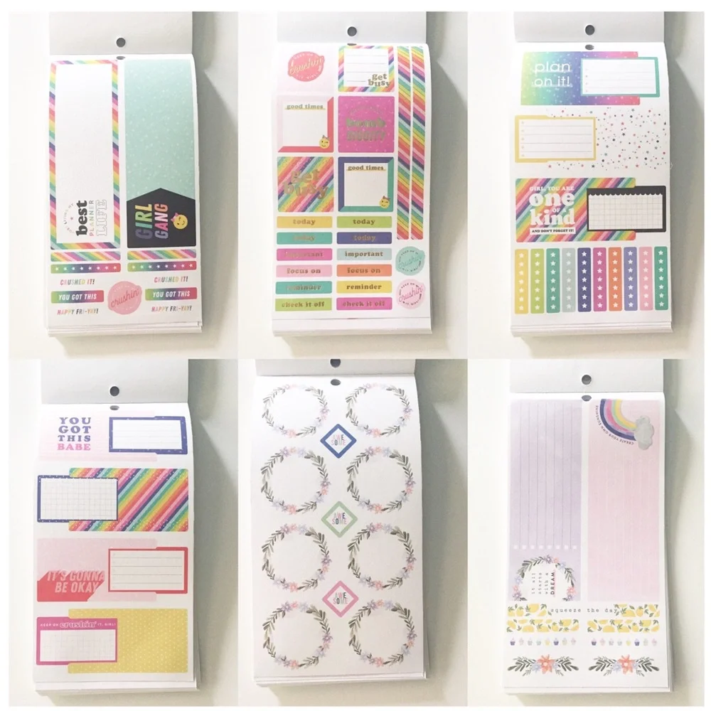 Happy Planner Horizontal Layout Sticker Value Pack